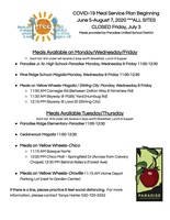 Summer Meal Service Locations